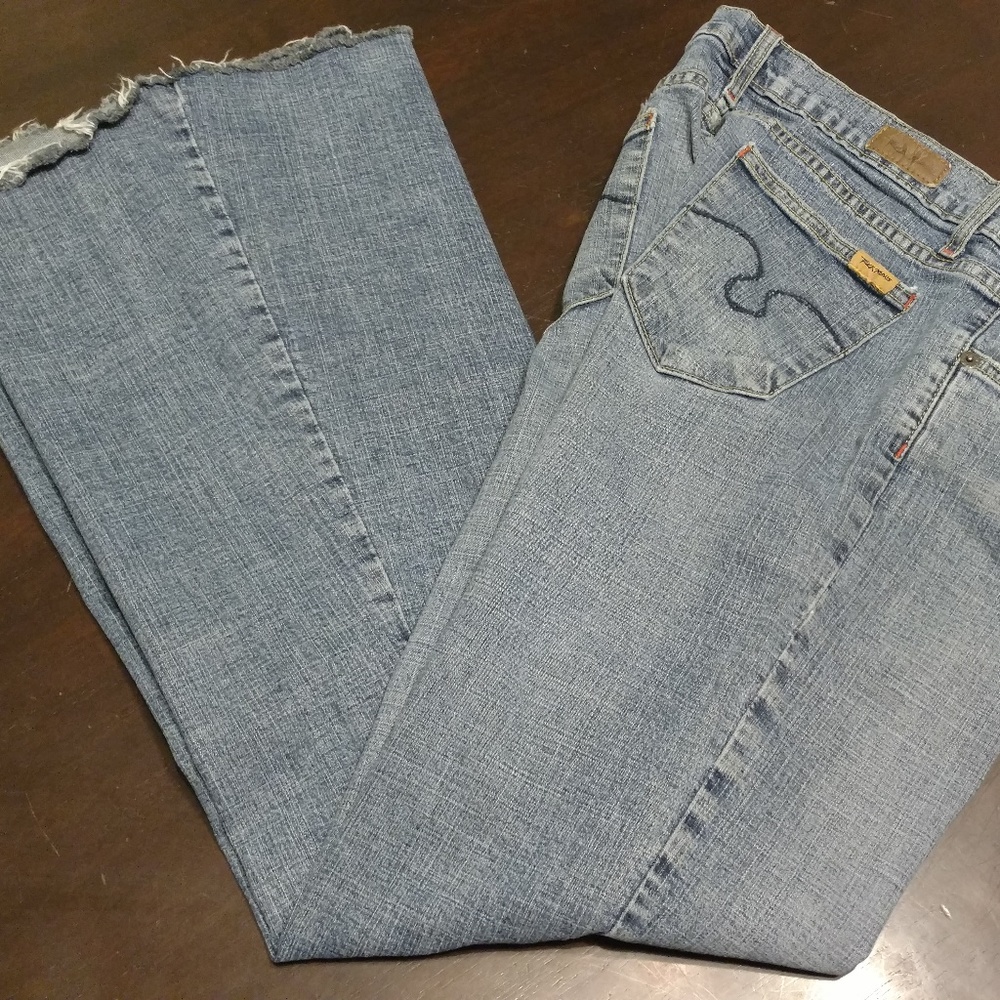 [Truck Jeans] Light Blue Wash Wide Leg Jeans